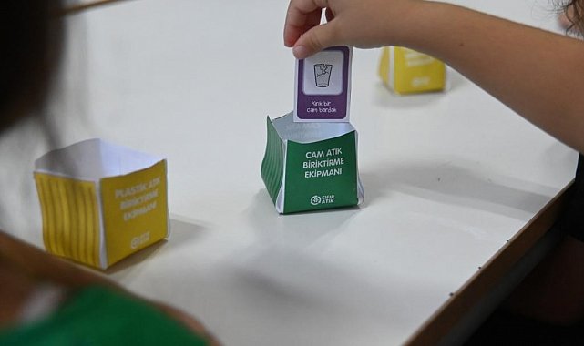 Minik öğrenciler sıfır atığı oyunlarla öğrendi