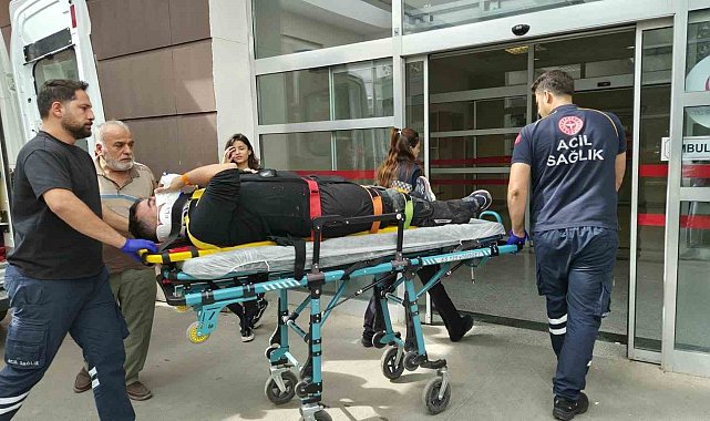 Motosiklet devrilerek sürüklendi: 1 yaralı