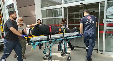 Motosiklet devrilerek sürüklendi: 1 yaralı