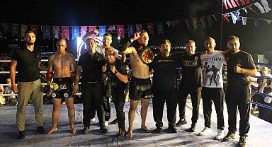 Muaythai şampiyonluk kemerleri Manisa'ya geldi