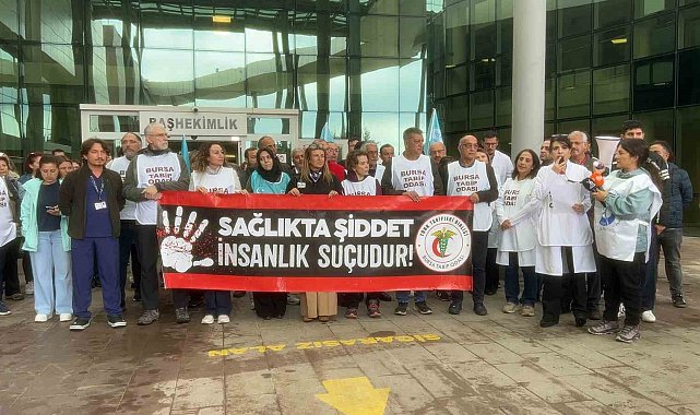 Mudanya'da sağlık çalışanına yönelik şiddete tepki