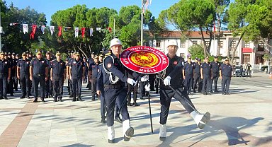 Muğla'da İtfaiye Haftası çelenk sunma töreniyle başladı