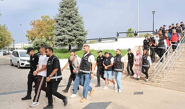 Muğla'da "Sokaklar Güvende" operasyonu: 20 şüpheli adliyeye sevk edildi