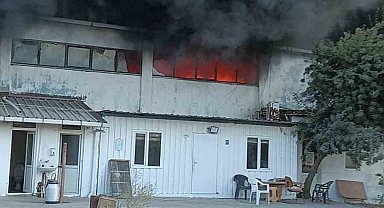 Muratlı Sanayi Sitesi'nde korkutan yangın