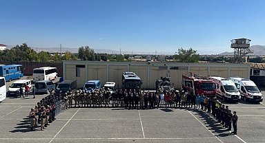 Muş E Tipi Kapalı Ceza İnfaz Kurumunda olağanüstü hal tatbikatı