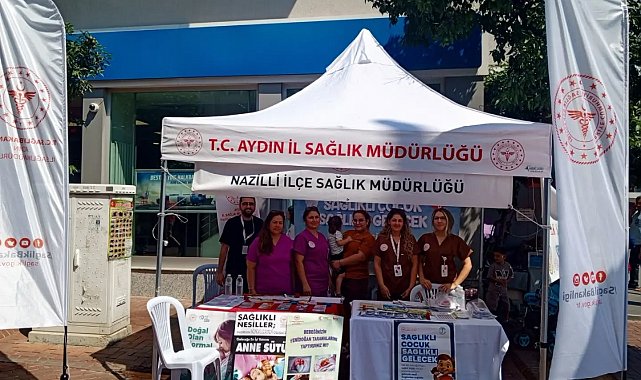 Nazilli'de Halk Sağlığı Haftası'nda sağlıklı gelecek için farkındalık çalışması
