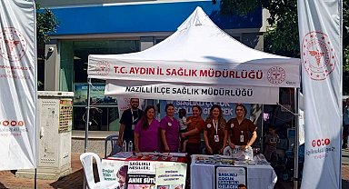 Nazilli'de Halk Sağlığı Haftası'nda sağlıklı gelecek için farkındalık çalışması