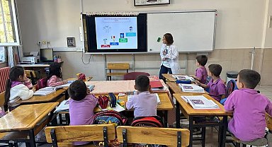 Nazilli'de ilkokul öğrencilerine ağız ve diş sağlığı eğitimi