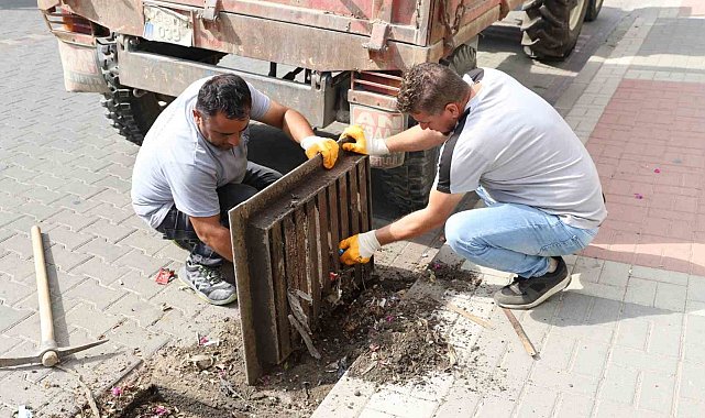 Nazilli'de kış öncesi mazgal temizliği