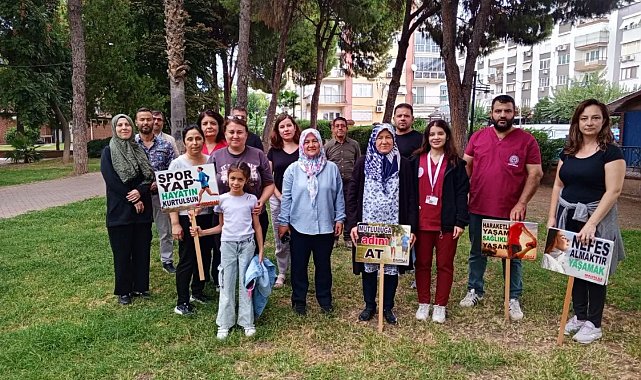 Nazilli'de vatandaşlar sağlıklı yaşam için harekete geçti