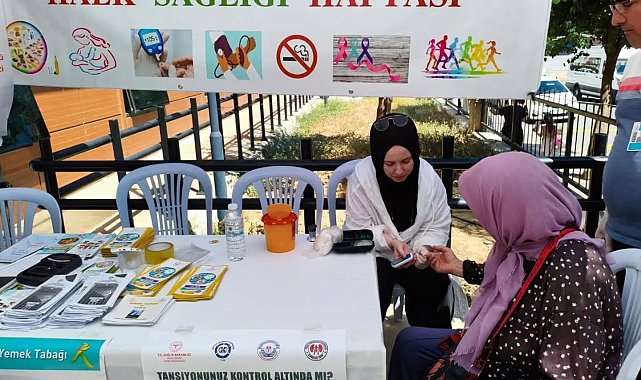 Nazilli'de vatandaşların sağlık karnesi çıkarıldı