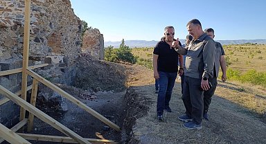 Nene Hatun Tarihi Millî Parkı'ndaki restorasyon sürüyor