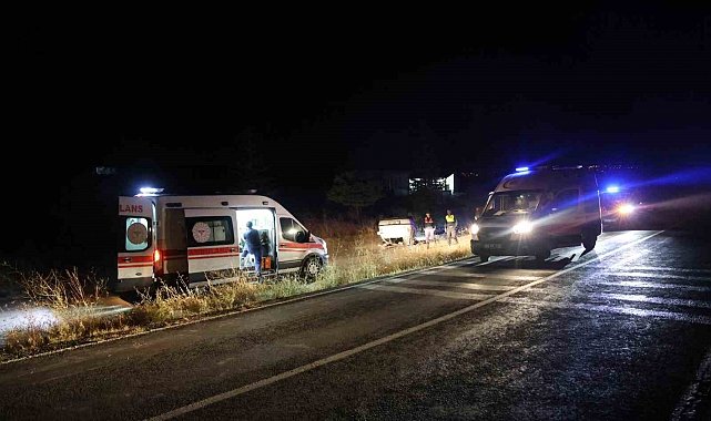 Nevşehir'de kontrolden çıkan otomobil takla attı: 1'i ağır, 5 yaralı