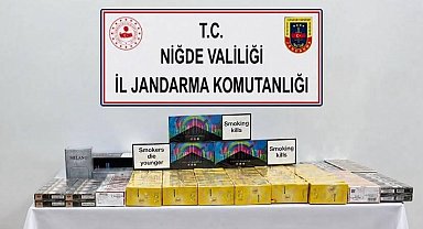 Niğde'de kaçak sigara operasyonu: 300 paket ele geçirildi