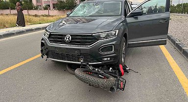 Niğde'de otomobil ile elektrikli bisiklet çarpıştı: 1 yaralı