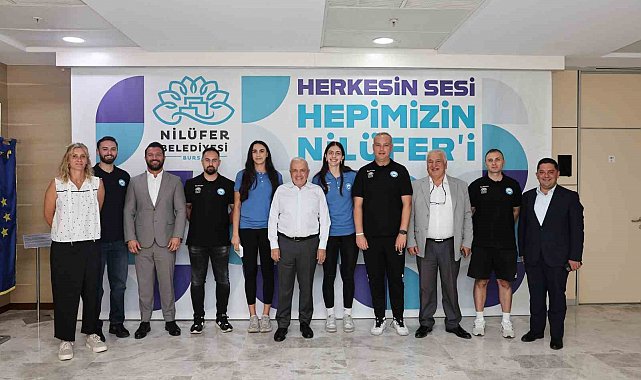 Nilüfer Belediyesporlu milli sporculara Başkan Şadi Özdemir'den tebrik