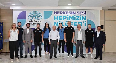 Nilüfer Belediyesporlu milli sporculara Başkan Şadi Özdemir'den tebrik