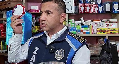 Okul çevresindeki iş yerinde son kullanma tarihi geçmiş ürün satan marketçi kendini "yeni bitmiş" diyerek savundu