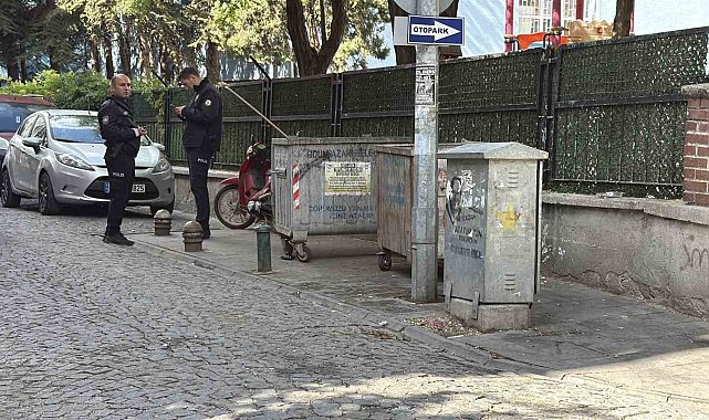 Okul yanındaki çöp kutusunda meydana gelen patlama polisi harekete geçirdi