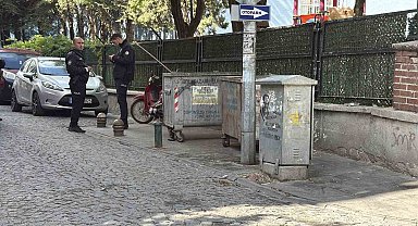 Okul yanındaki çöp kutusunda meydana gelen patlama polisi harekete geçirdi
