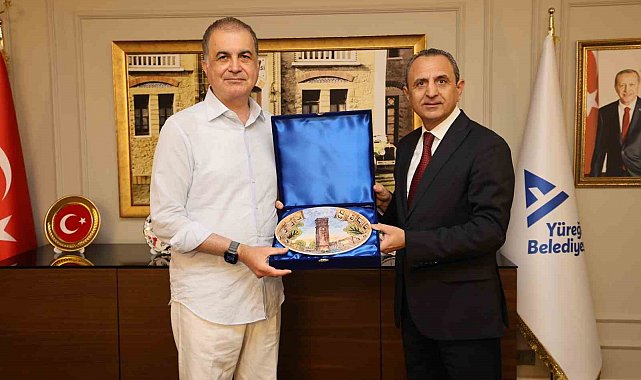 Ömer Çelik'ten Yüreğir Belediye Başkan Vekili Tarık Özünal'a ziyaret