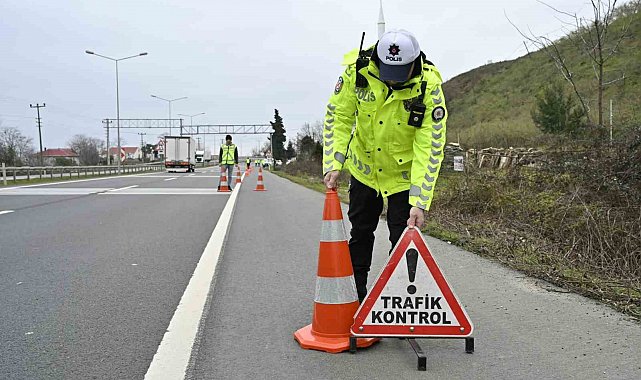 Ordu'da trafik denetimleri: Bir haftada 15 bine yakın araç ve sürücüsü denetlendi