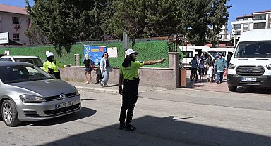 Osmaniye'de okul çevrelerinde dron destekli güvenlik denetimi