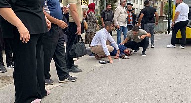 Otobüsün çarptığı yaşlı kadın ağır yaralandı