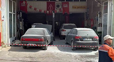 Otomobilde LPG dönüşümü sırasında meydana gelen patlamada 5 kişi yaralandı