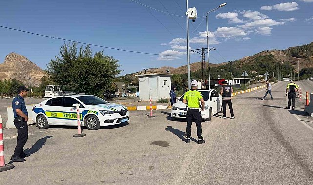 Palu Emniyet Müdürlüğü'nden huzur ve güven uygulaması