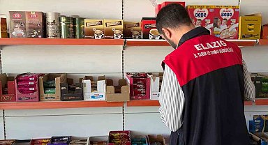 Palu'da marketlere gıda denetimi