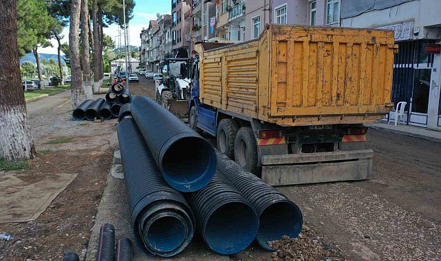 Perşembe'de 3 bin 500 metrelik yağmur suyu hattı yapılıyor