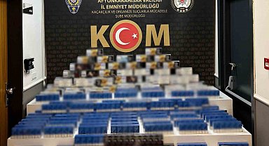 Polis kaçak sigara ve makaron ele geçirdi