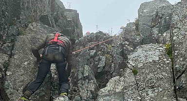 Rize'de Kaçkar Dağı'nda kaybolan Avusturyalı turiste ekipler ulaştı