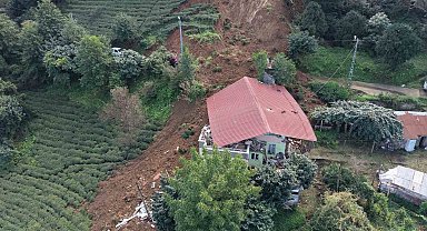 Rize'de şiddetli yağış ve heyelanın bilançosu netleşiyor