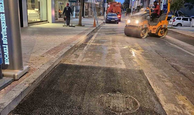 Rögar kapakları yol seviyesine getirildi