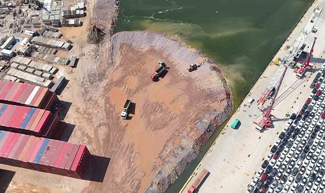 Safiport, deniz dolgusuyla 450 bin metrekareden 1,2 milyon metrekareye ulaştı