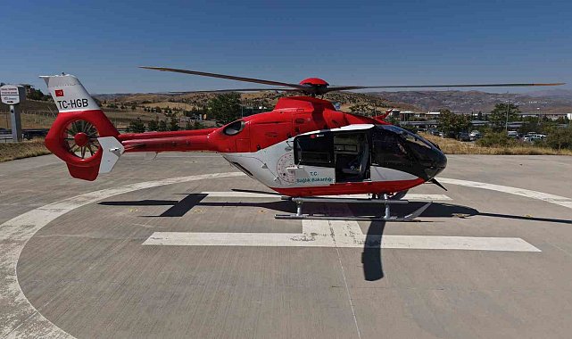 Sağlık durumları ağırlaşan 2 çocuk, hava ambulansıyla Ankara'ya sevk edildi