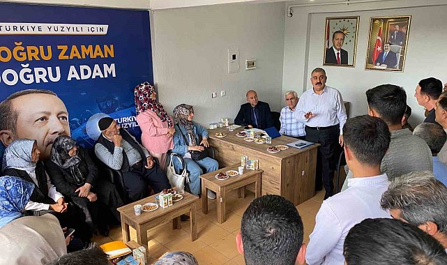 Sahada hizmet, teşkilatta istişare: Palandöken'de birlik ve hizmet vurgusu