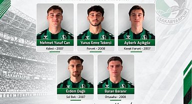 Sakaryaspor altyapısından 5 genç oyuncu A takıma yükseldi