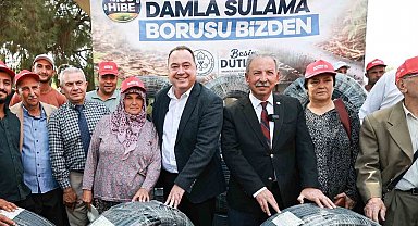 Salihli'de 500 üreticiye damlama sulama desteği