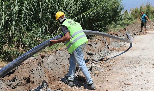 Samandağ Tekebaşı içme suyu projesinde sona gelindi