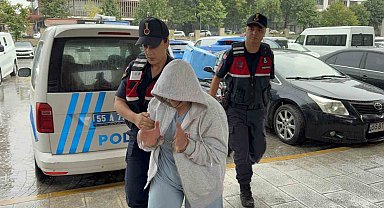 Samsun'da 16 suçtan aranan kadın, jandarmanın kimlik kontrolünde yakalandı