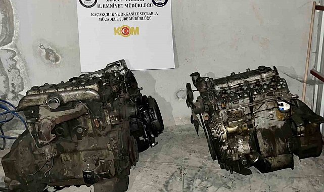 Samsun'da 3 gümrük kaçağı otomobil motoru ele geçirildi