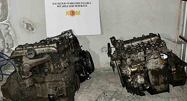 Samsun'da 3 gümrük kaçağı otomobil motoru ele geçirildi