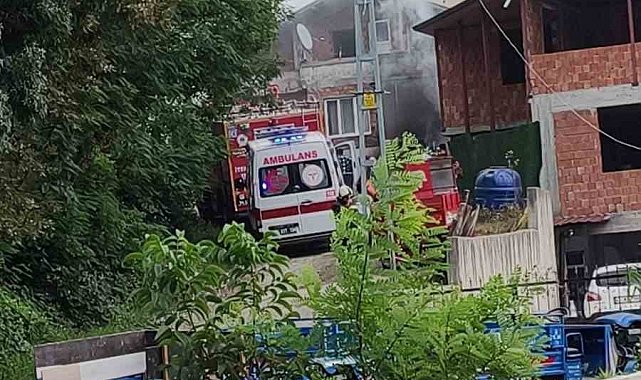 Samsun'da ev yangını: 1 ölü