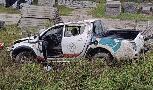 Samsun'da nakil için organ taşıyan UMKE aracı kaza yaptı: 1'i ağır 2 sağlık çalışanı yaralı