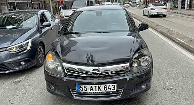Samsun'da otomobiller çarpıştı: 1 yaralı