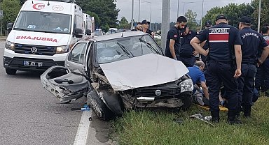 Samsun'da otomobiller çarpıştı: 5 yaralı