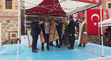 Samsun'da yağmur altında Ahilik Haftası kutlaması